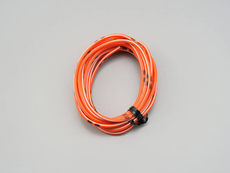 Przewód  AVS0.75  pomarańczowy/biały  2m