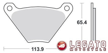 KLOCKI HAMULCOWE SBS 513 H