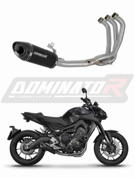 Dominator Układ wydechowy HP8 Black + dB killer Yamaha Mt-09 2017-2020