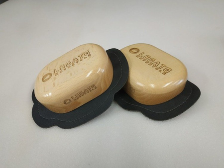 Slidery na kolana drewniane Bezbarwne