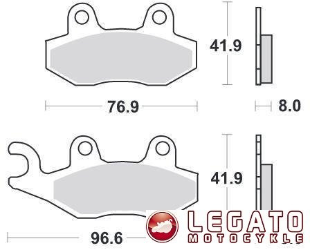 KLOCKI HAMULCOWE SBS 611 HF