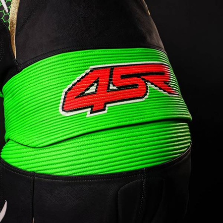 KOMBINEZON SKÓRZANY DWUCZĘŚCIOWY 4SR RR EVO III MONSTER GREEN AR
