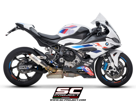 SC-Project tłumik końcowy CR-T Titanium z siatką BMW S 1000RR (2023-2024)