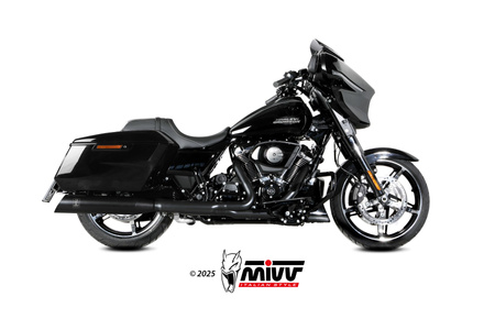 Mivv Tłumiki końcowe HR-1 BLACK stal nierdzewna HARLEY DAVIDSON STREET GLIDE / ANNIVERSARY / SPECIAL / SPECIAL ANNIVERSARY 2017-2023