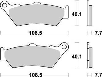 KLOCKI HAMULCOWE SBS 674 HF