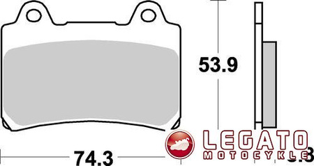 KLOCKI HAMULCOWE SBS 613 HS