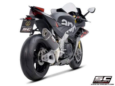 SC-Project tłumik końcowy  końcowy  SC1-R (300mm) CARBON APRILIA RSV4 2021-2023
