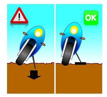  90033 Podkładka pod podnóżek motocyklowy