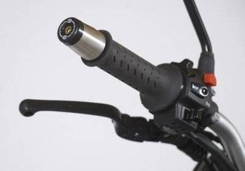 KOŃCÓWKI KIEROWNICY R&G HUSQVARNA TR650 STRADA BLACK