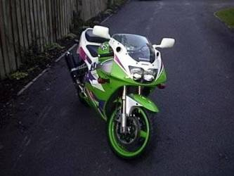 CRASHPADY CLASSIC RG RACING KAWASAKI ZXR400 BLACK