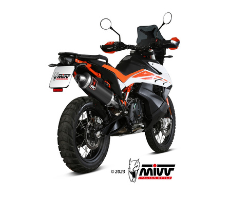 Mivv Tłumik końcowy DAKAR BLACK STAINLESS STEEL KTM 790 ADVENTURE / R 2021-2024