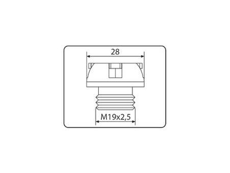 KOREK WLEWU OLEJU PUIG DO HONDA/ KAWASAKI/ DUCATI