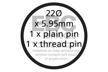 EBC Klocki hamulcowe FA293S (kpl. na 1 tarcze)