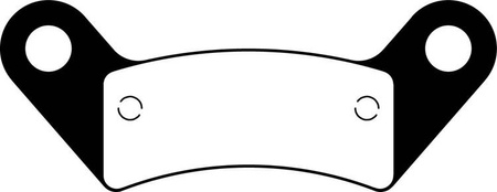 EBC Klocki hamulcowe FA737R (kpl. na 1 tarcze)