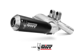 MIVV Tłumik Końcowy X-M1 Inox Nero BMW F900XR 2020-2025