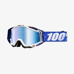 100 PROCENT GOGLE MODEL RACECRAFT COBALT BLUE KOLOR CZARNY SZYBKA NIEBIESKIE LUSTRO