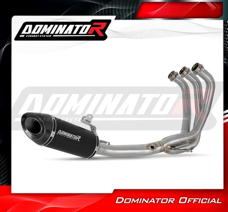 Dominator Układ wydechowy HP8 Black + dB killer Yamaha Mt-09 2017-2020