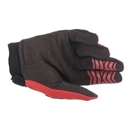 RĘKAWICE ALPINESTARS FULL BORE JUNIOR BRIGHT RED/BLACK