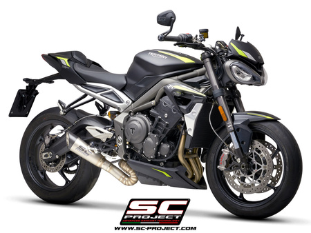 Tłumik końcowy SC Project S1 Triumph Street Triple 765 2020-2022