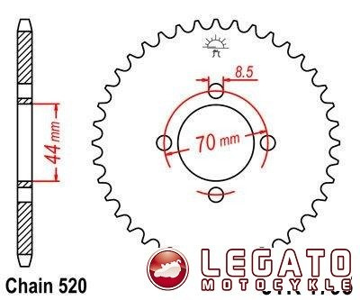 ZĘBATKA NAPĘDOWA JT TYŁ