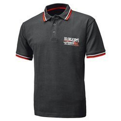 T-Shirt Held Polo Bikers Black/Red