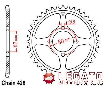 ZĘBATKA NAPĘDOWA JT TYŁ