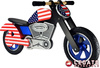 Rower biegowy drewniany Kiddimoto USA Chopper
