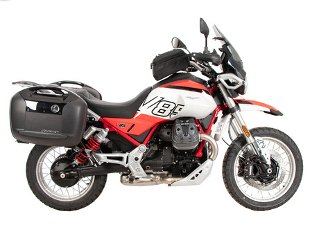 Sidecarrier permanent mounted black for Moto Guzzi V 85 TT / Strada / Travel (2024-)