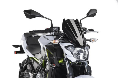 Owiewka PUIG do Kawasaki Z650 17-19 (Sport) Czarny (N) 9588N