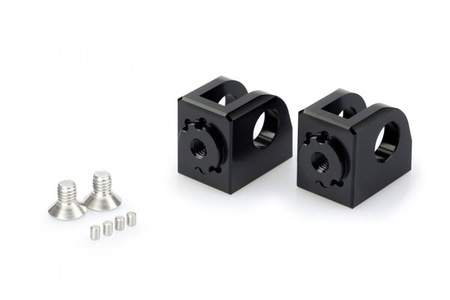 Mocowanie sportowych podnóżków PUIG 20235 (przód, do przesunięcia) Czarny (N) 20235N