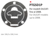 ONEDESIGN naklejka na wlew paliwa Ducati up 2008