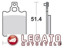 KLOCKI HAMULCOWE SBS 574 SI