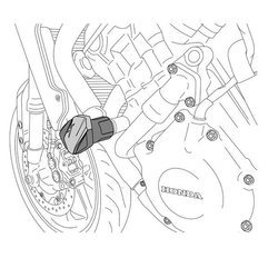 Crash pady PUIG do Honda CB1000R 2018-2025
