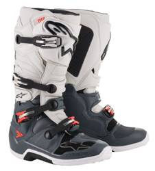 Buty cross/enduro TECH 7 ALPINESTARS MX kolor czerwony/fluorescencyjny/szary