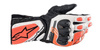 RĘKAWICE SKÓRZANE ALPINESTARS SP-8 V3 BLACK/WHITE/RED FLUO