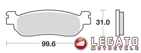 KLOCKI HAMULCOWE SBS 155 CT