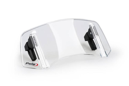 Regulowany deflektor PUIG do szyb i owiewek 2.0 (30x13 cm, clip-on) Przezroczysty (W) 20764W