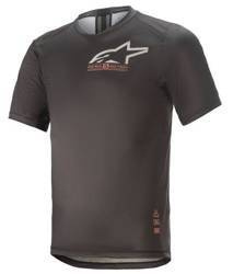 Koszulka rowerowa ALPINESTARS ALPS 6.0 V2 SS JERSEY kolor czarny/pomarańczowy