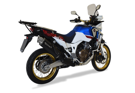 HP Corse Tłumik Końcowy 4-TRACK R Black Honda CRFL 1000 Africa Twin 2016-2019