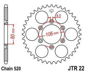 ZĘBATKA NAPĘDOWA JT TYŁ