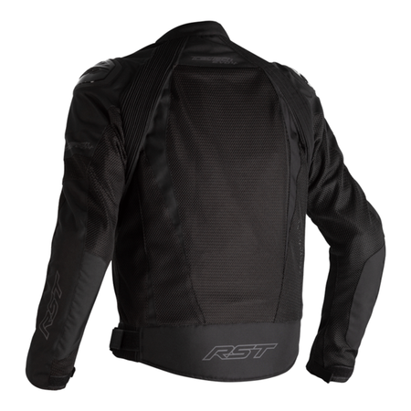Motocyklowa Kurtka Tekstylna RST Tractech Evo 4 Mesh Lightweight CE Black/Black/Black (2585)