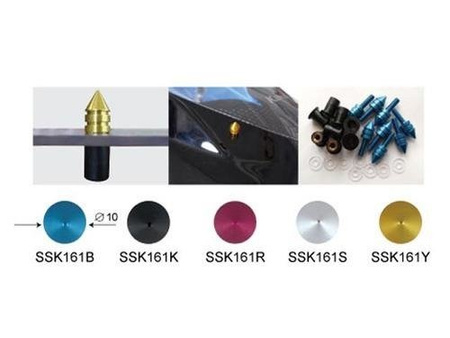 STOŻKOWE ŚRUBKI MOCUJĄCE KEITI DO SZYBKI SILVER