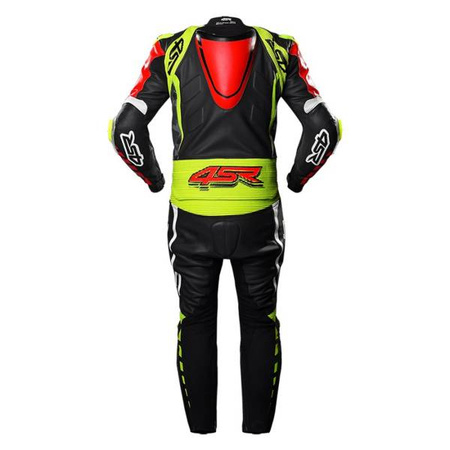 KOMBINEZON SKÓRZANY DWUCZĘŚCIOWY 4SR RR EVO III NEON