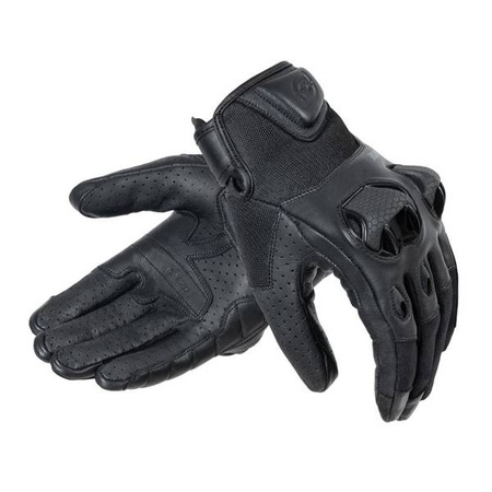 RĘKAWICE SKÓRZANO-TEKSTYLNE OZONE WAVE BLACK