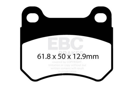 EBC Klocki kartingowe FA562 (1 kpl. na tarczę)