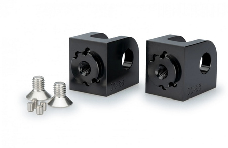 Mocowanie sportowych podnóżków PUIG 21888 CFMOTO  (przód, do przesunięcia) Czarny (N) 21888N