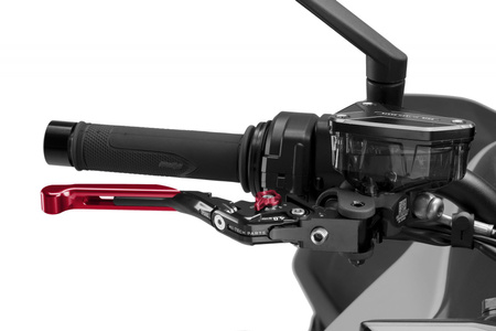 Regulowana dźwignia hamulca PUIG 4.0 EVO (przedłużana, wymaga adaptera) Czerwony (R) 414RNR
