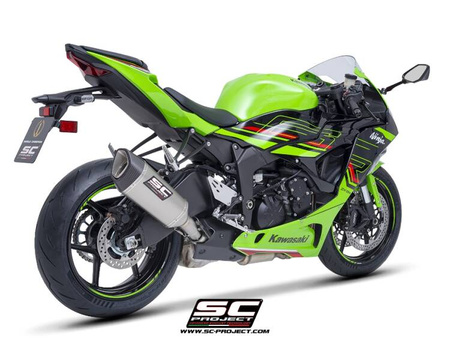 SC-Project tłumik końcowy SC1-R tytan Kawasaki NINJA ZX-6R (2024)