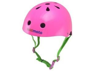 Kask dziecięcy Kiddimoto Neon Pink