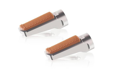 Podnóżki PUIG Sport (Vintage, wymagają adapterów) Srebrny (P) 9189P